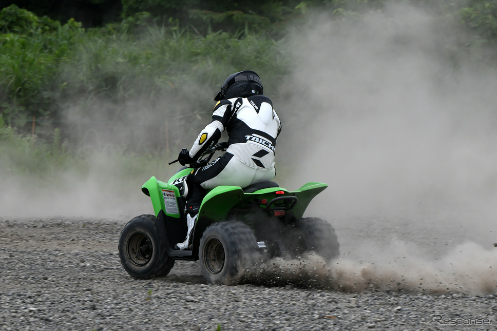 カワサキのATV「KFX」シリーズ《写真撮影 中野英幸》
