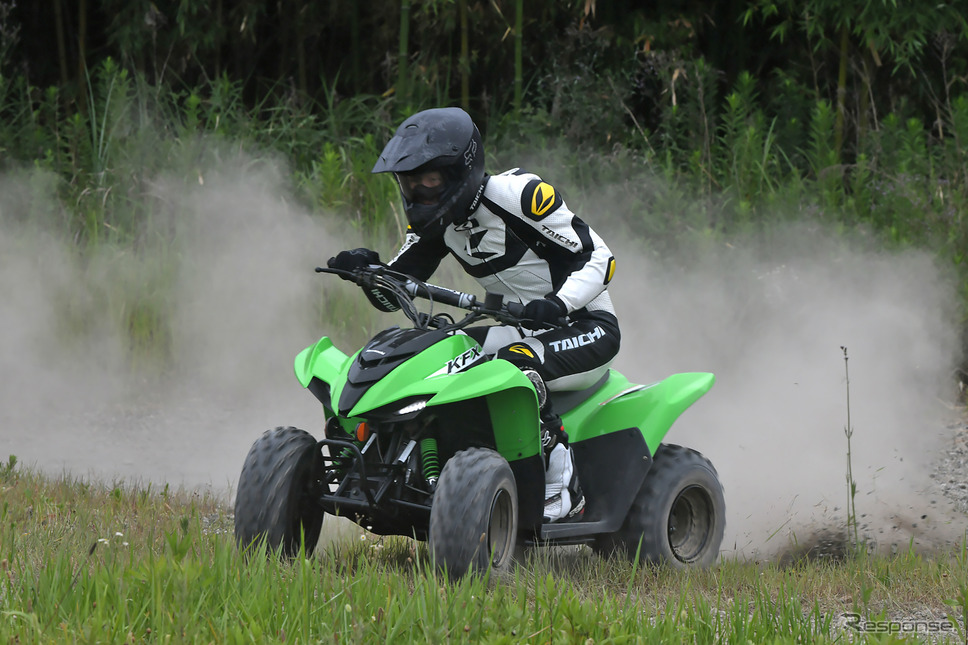 カワサキのATV「KFX」シリーズ《写真撮影 中野英幸》