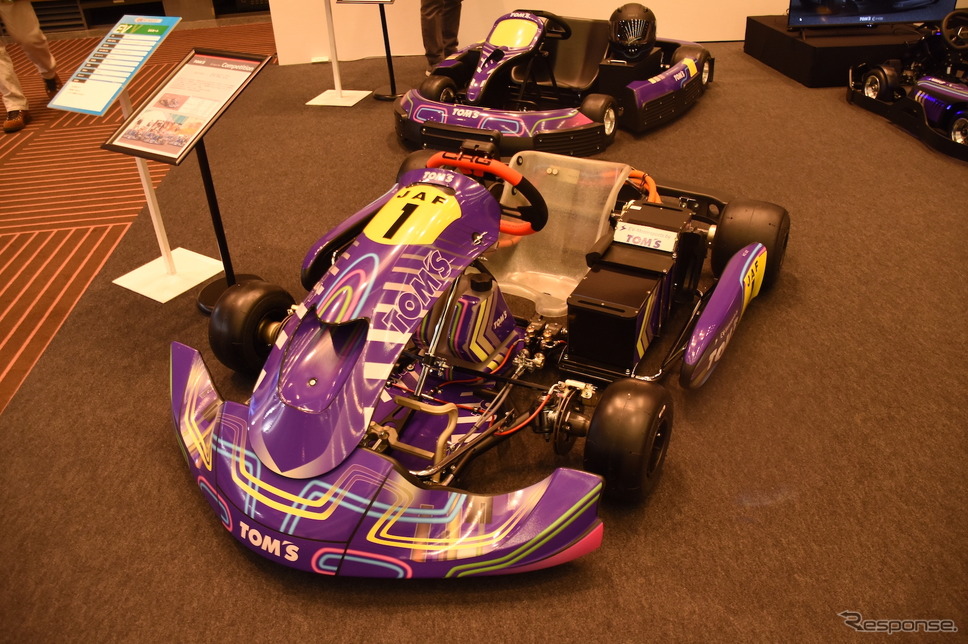 TOM'S EV Kart for Competition（東京オートサロン2022）《写真撮影 中野龍太》