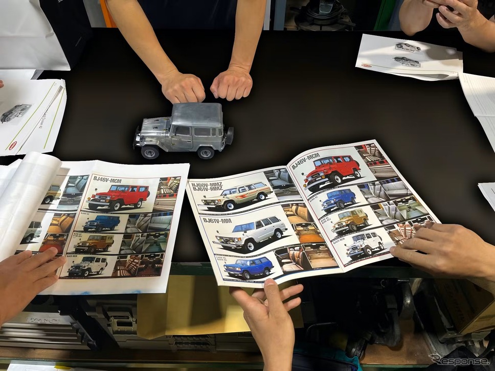 「ランクル40」ミニカー製作プロジェクト《写真提供 トヨタ自動車 / CAMPFIRE》