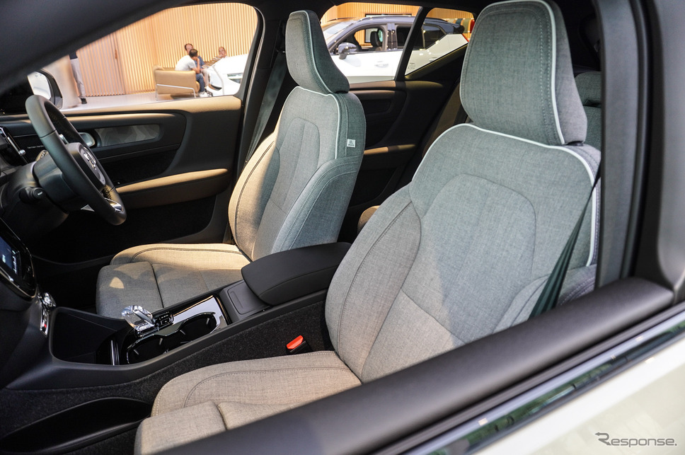 XC40/C40の上級グレードに設定されるウールブレンドのシート《写真撮影 宮崎壮人》