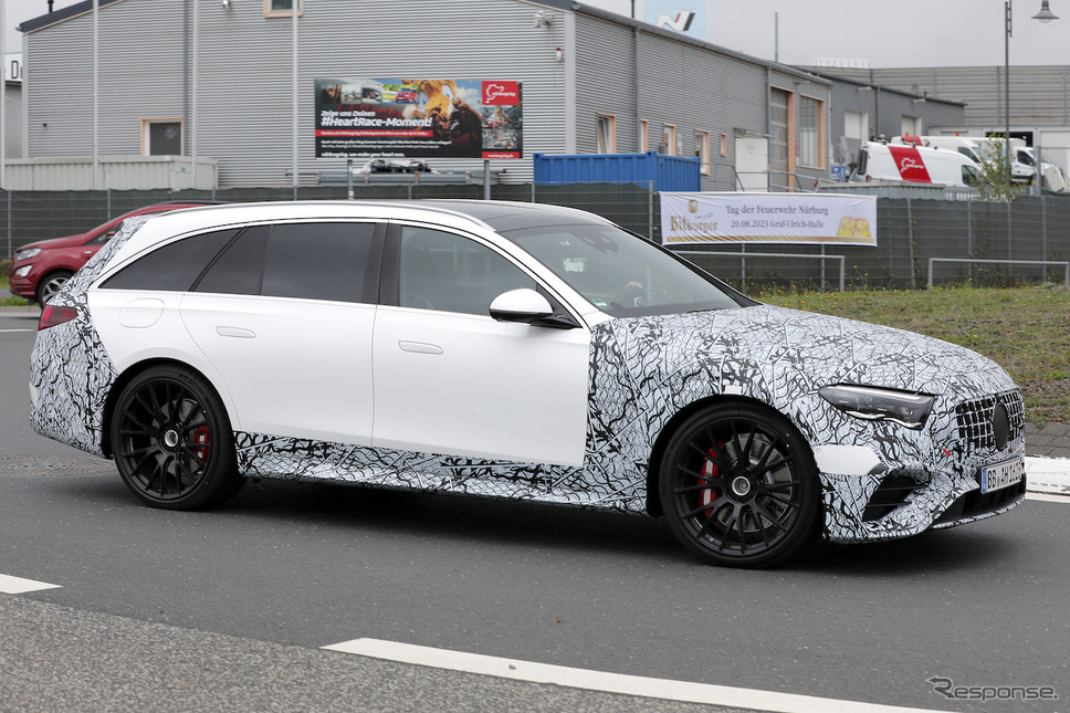 メルセデスAMG E53 ステーションワゴン 新型プロトタイプ(スクープ写真)《APOLLO NEWS SERVICE》