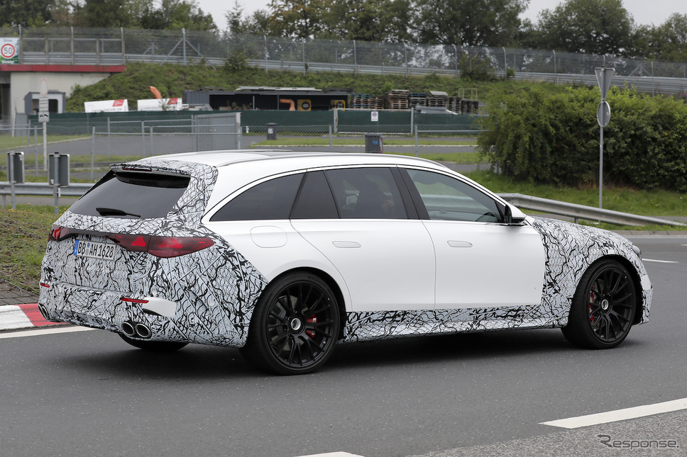 メルセデスAMG E53 ステーションワゴン 新型プロトタイプ(スクープ写真)《APOLLO NEWS SERVICE》