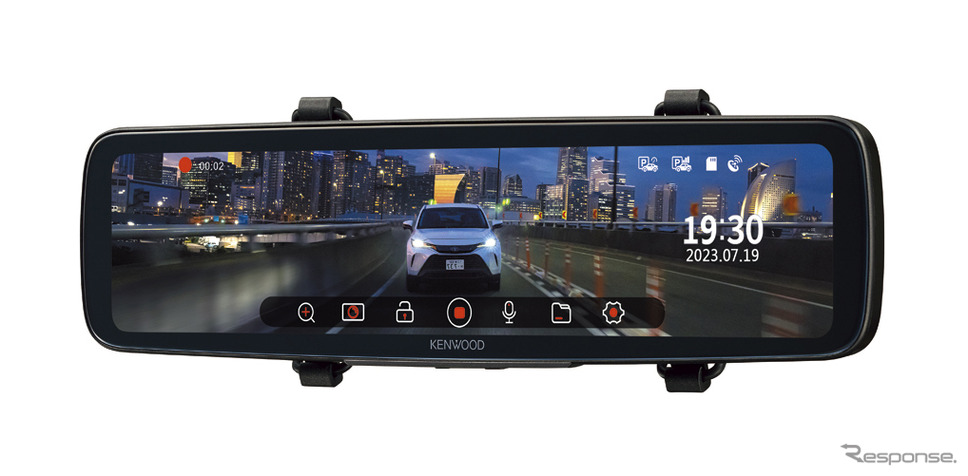 デジタルルームミラー型ドライブレコーダー「DRV-EM4800」《画像提供:JVCケンウッド》