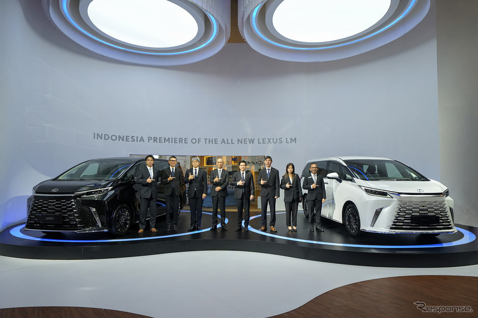 GAIKINDO インドネシア国際オートショー2023で現地公開されたレクサス LM350h《Photo by LEXUS》