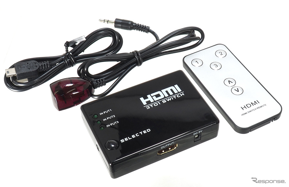 車載用「HDMIセレクター」の一例(ビートソニック・IF21A)。《写真提供 ビートソニック》