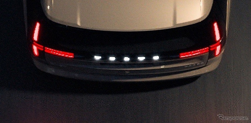 ボルボ EM90 のティザー《photo by Volvo Cars》