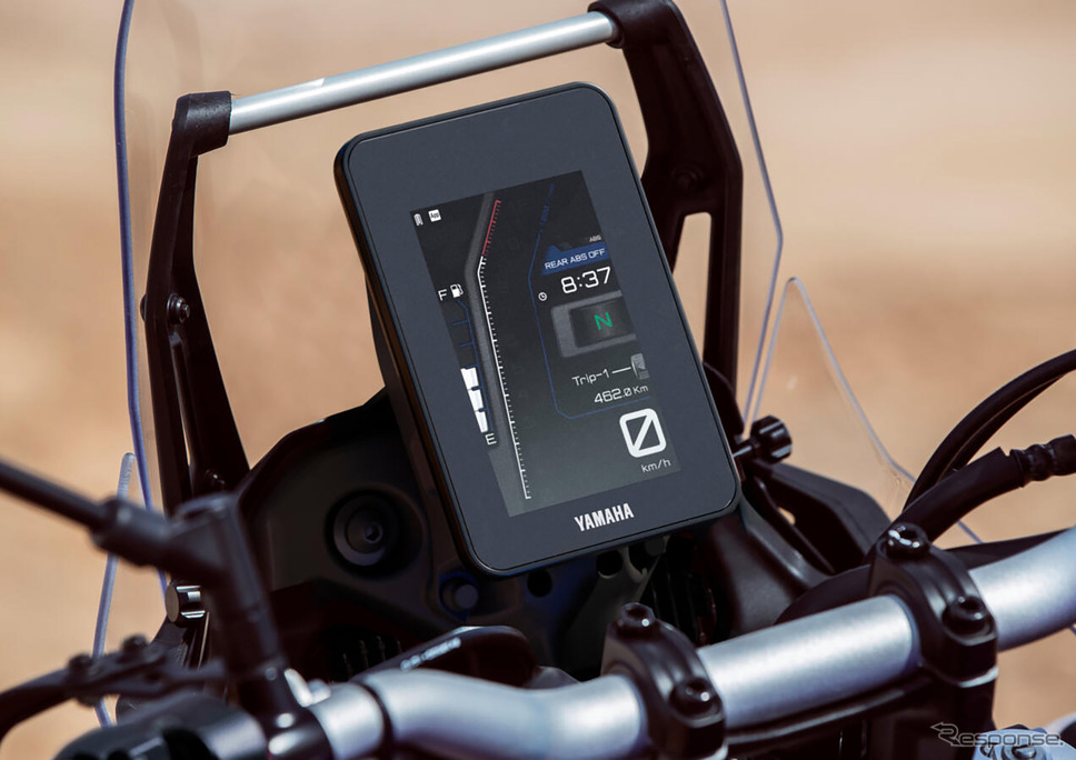 ヤマハ テネレ700 に新装備となたカラーTFTメーター《photo by Yamaha Motor》
