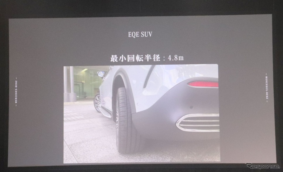 メルセデスベンツEQE SUV《写真撮影 中尾真二》
