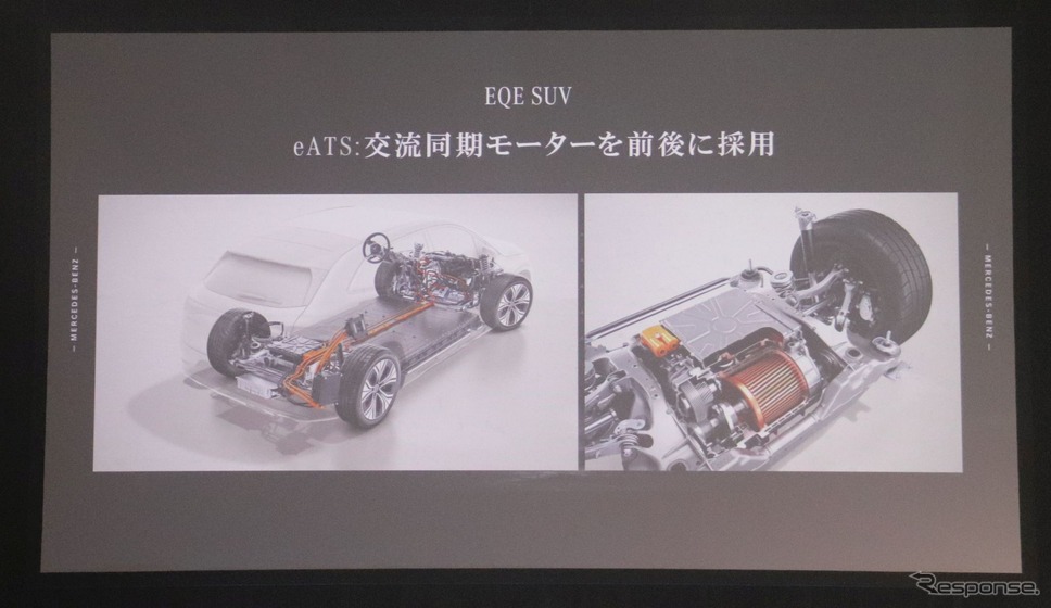 メルセデスベンツEQE SUV《写真撮影 中尾真二》