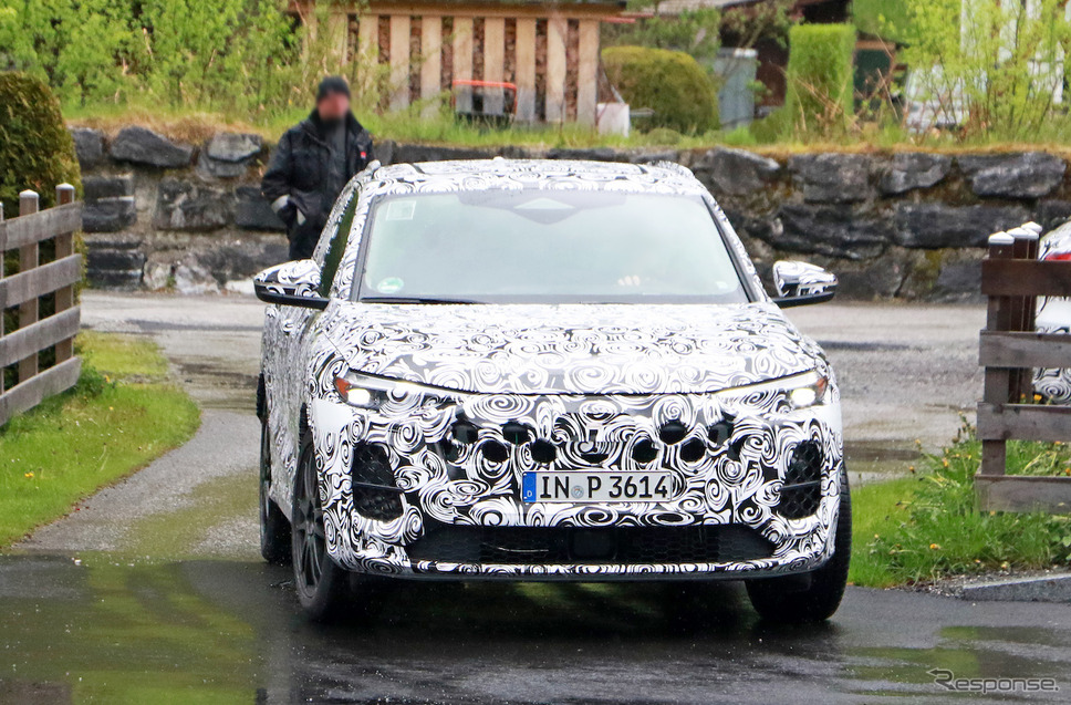 アウディ SQ5 次期型プロトタイプ(スクープ写真)《APOLLO NEWS SERVICE》