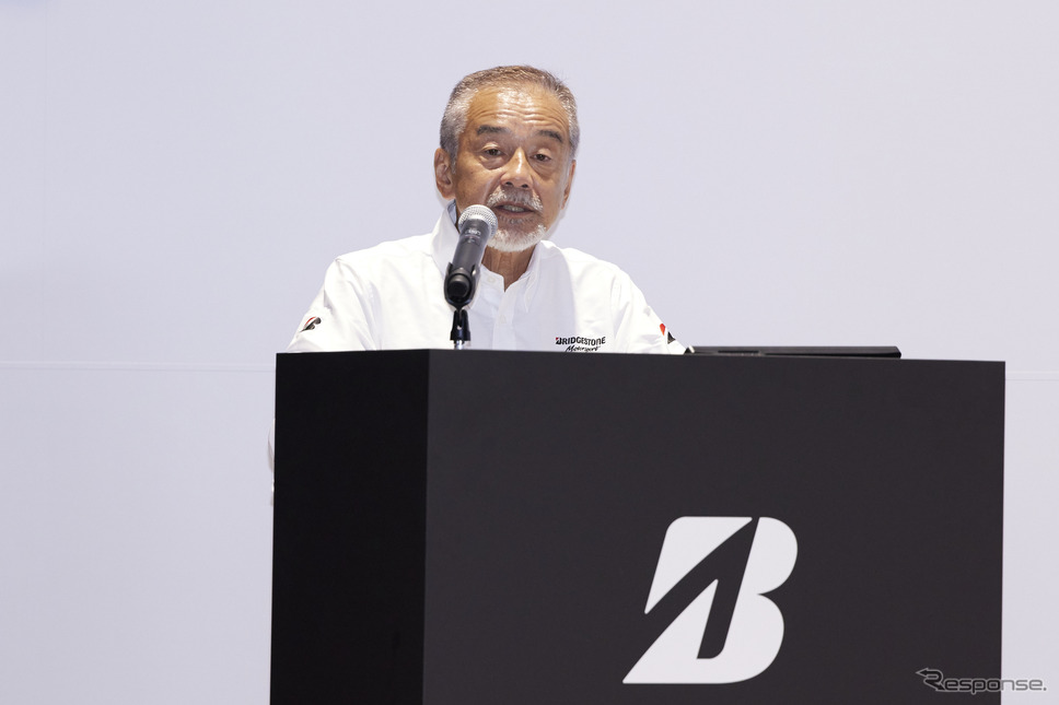 ブリヂストンの堀尾氏《写真提供 ブリヂストン》