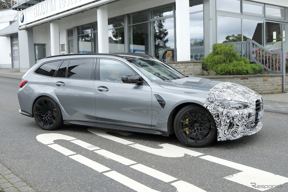 BMW M3ツーリング 改良新型プロトタイプ(スクープ写真)《APOLLO NEWS SERVICE》