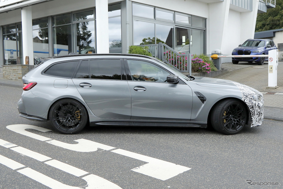 BMW M3ツーリング 改良新型プロトタイプ(スクープ写真)《APOLLO NEWS SERVICE》
