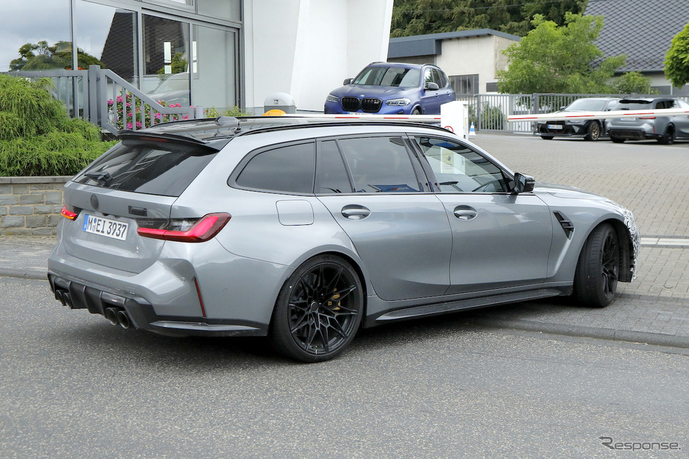 BMW M3ツーリング 改良新型プロトタイプ(スクープ写真)《APOLLO NEWS SERVICE》