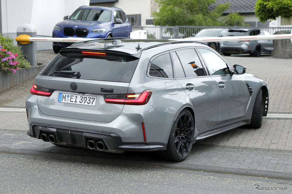 BMW M3ツーリング 改良新型プロトタイプ(スクープ写真)《APOLLO NEWS SERVICE》