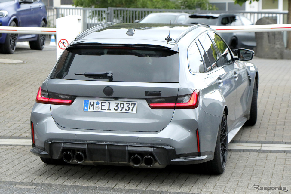 BMW M3ツーリング 改良新型プロトタイプ(スクープ写真)《APOLLO NEWS SERVICE》
