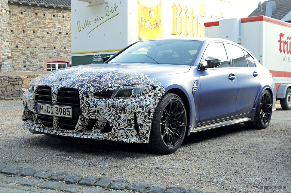 BMW M3ツーリング 改良新型プロトタイプ(スクープ写真)《APOLLO NEWS SERVICE》
