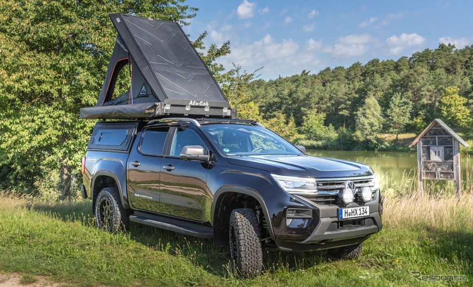 フォルクスワーゲン・アマロック 新型のキャンピングカー仕様《photo by VW》