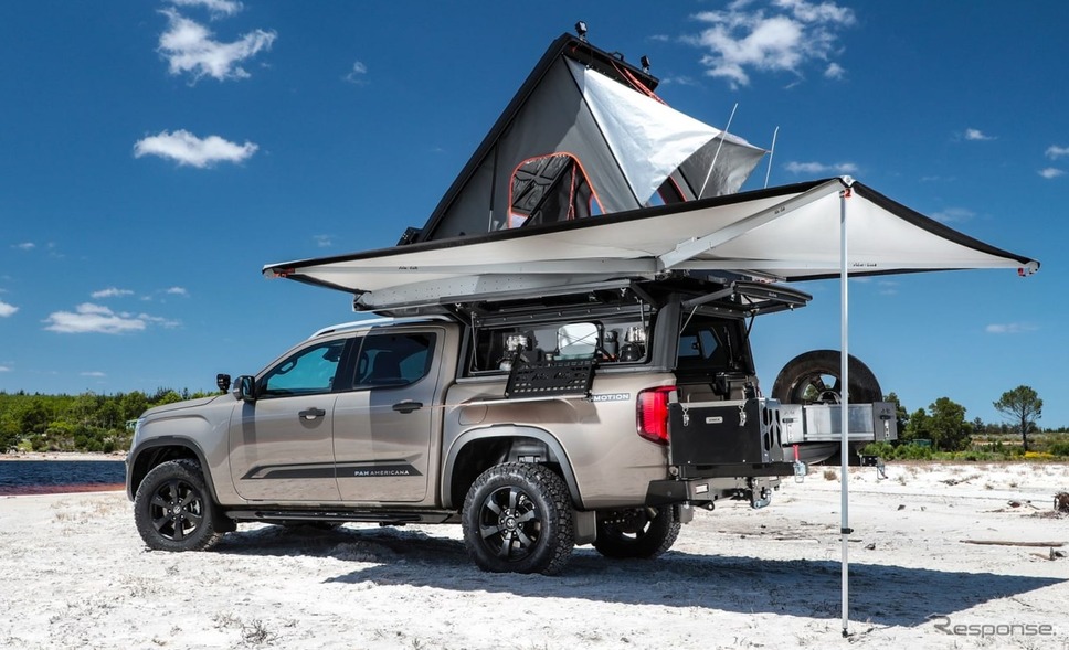 フォルクスワーゲン・アマロック 新型のキャンピングカー仕様《photo by VW》