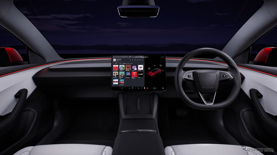 テスラ・モデル3 改良新型《photo by Tesla》