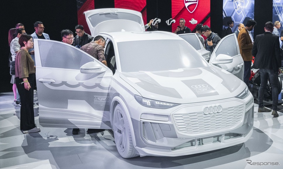 アウディ Q6 e-tron のプロトタイプ(IAAモビリティ2023)《photo by Audi》