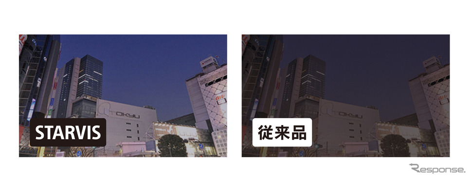 夜の映像がキレイ《写真提供:INBES》
