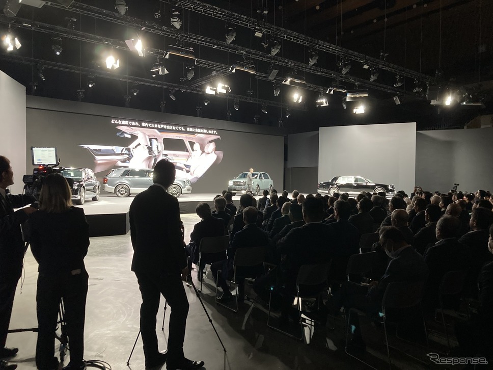 トヨタ・センチュリー新タイプ発表会《写真撮影 高木啓》