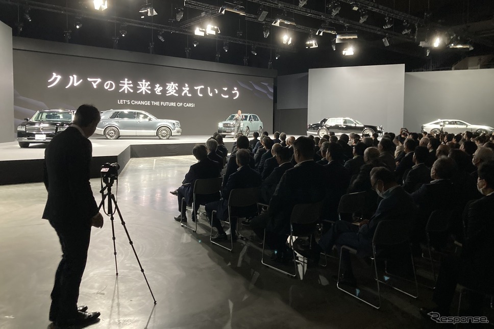 トヨタ・センチュリー新タイプ発表会《写真提供 高木啓》