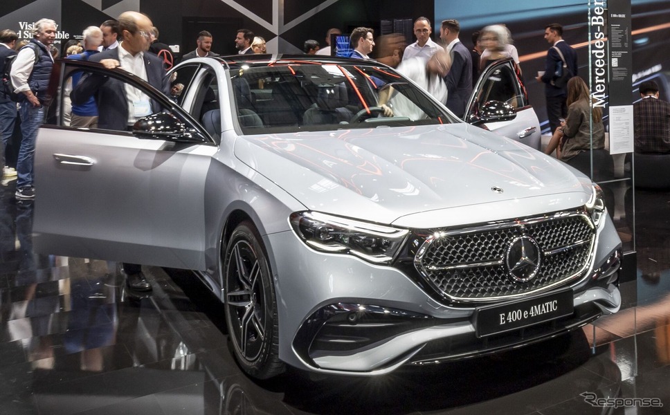 メルセデスベンツ Eクラス・セダン 新型のPHEV「E 400 e 4MATIC」（IAAモビリティ2023）《photo by Mercedes-Benz》