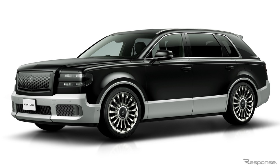 トヨタ・センチュリー新タイプ:麟鳳(りんぽう)ブラック×シルバー、オプション装着車《写真提供 トヨタ自動車》