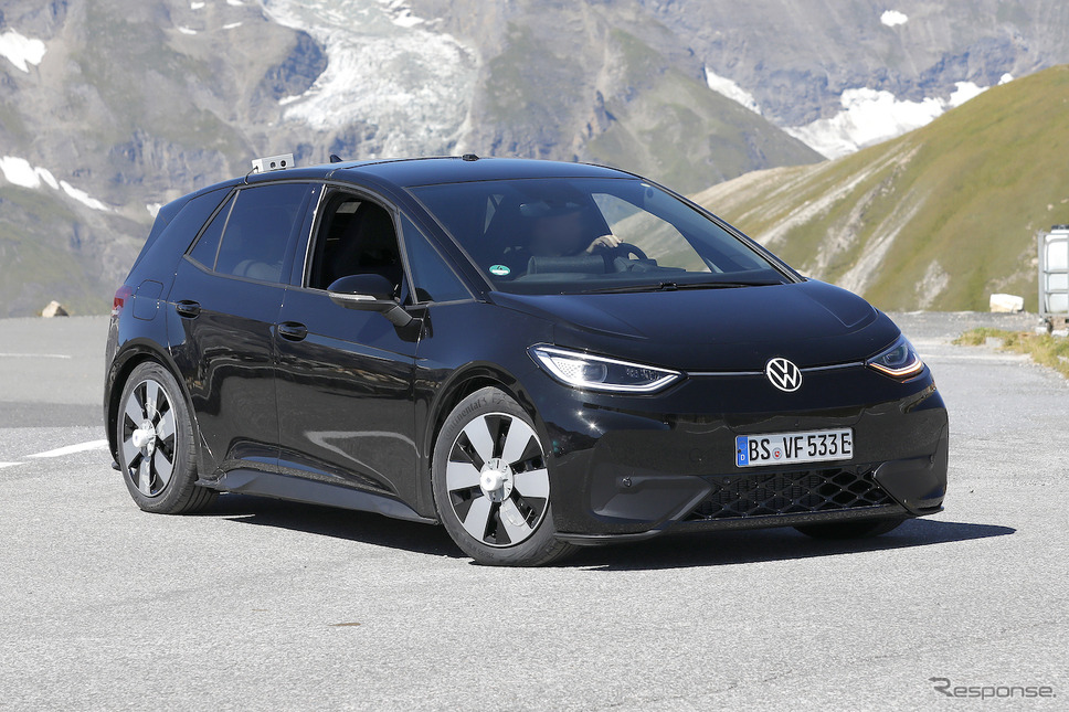 VW ID.3 GTX プロトタイプ(スクープ写真)《APOLLO NEWS SERVICE》