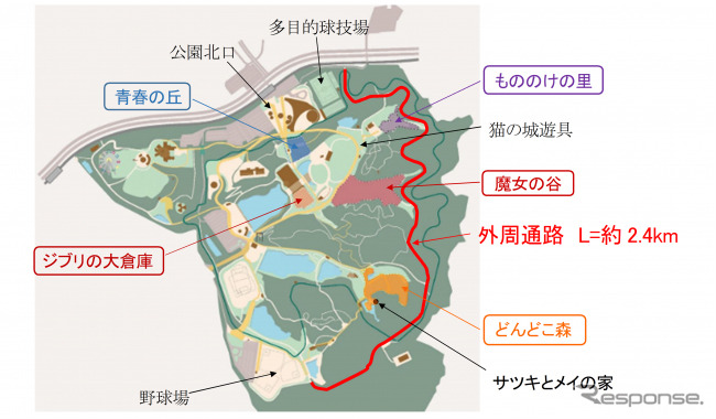 運行ルート《図版提供:愛知県》
