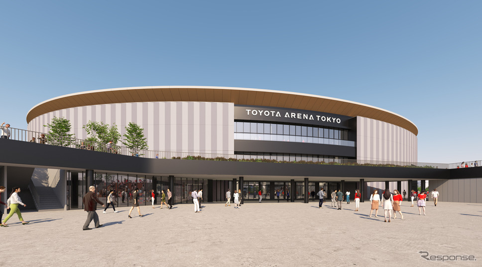 TOYOTA ARENA TOKYO 外観(近景)《画像提供 トヨタ自動車》