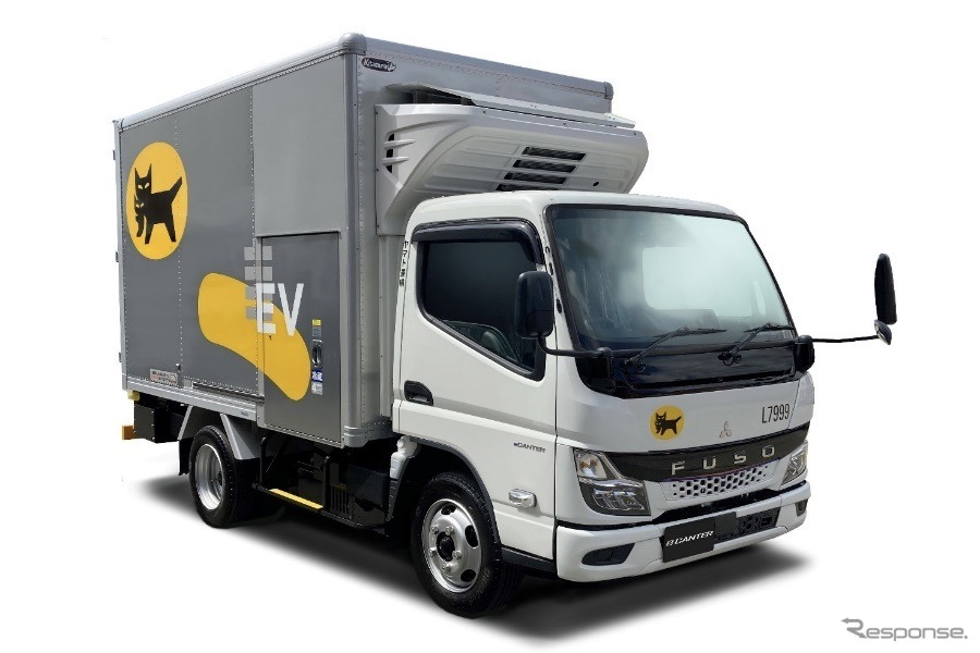 ヤマト運輸が導入する三菱ふそうのEV、eキャンター《写真提供 ヤマト運輸》