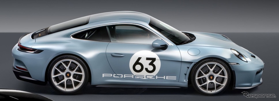 ポルシェ 911 S/T の「ヘリテージデザインパッケージ」装着車《photo by Porsche》