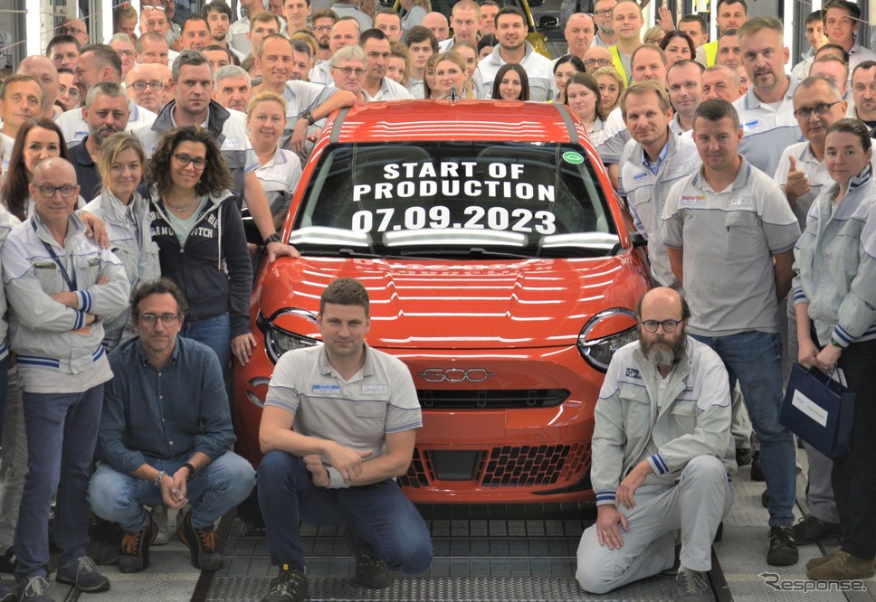 フィアット のイタリア・ティヒ工場で生産を開始した 600e《photo by Fiat》