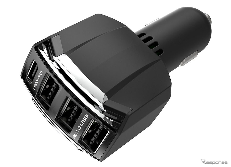 Kashimura・DC-49W USB 4ポート PD20W 自動判定(DC-052)Photo by カシムラ