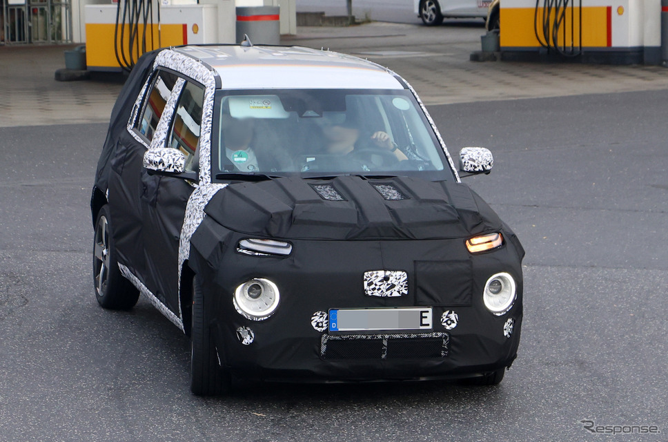 ヒョンデ キャスパーEV プロトタイプ(スクープ写真)《APOLLO NEWS SERVICE》