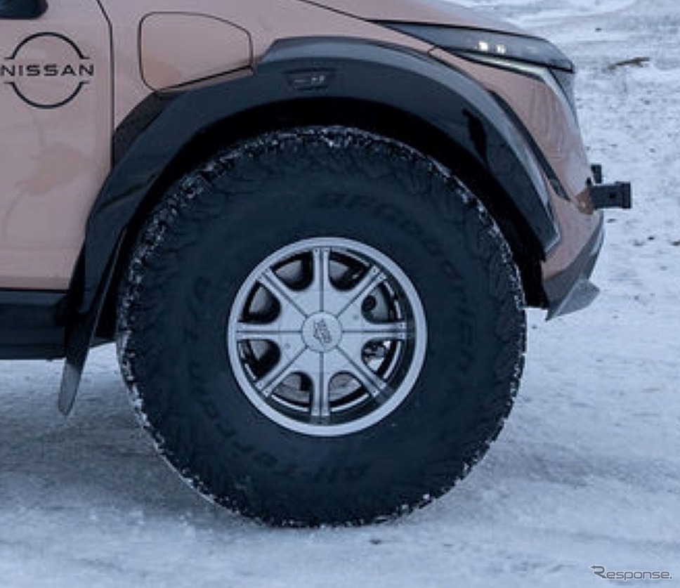 日産 アリア の北極〜南極探検車《photo by Nissan》