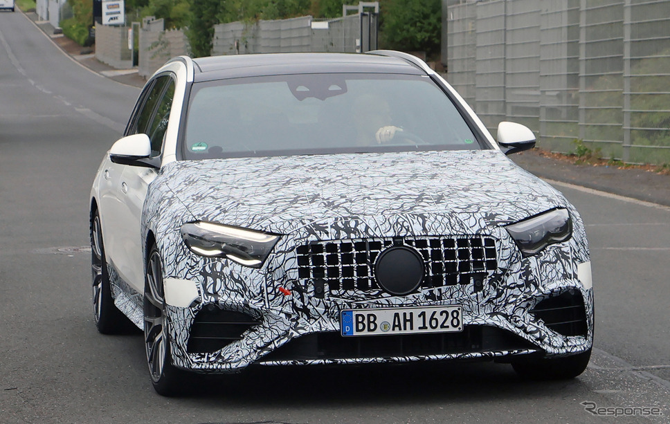 メルセデスAMG E53 ステーションワゴン 新型プロトタイプ(スクープ写真)《APOLLO NEWS SERVICE》