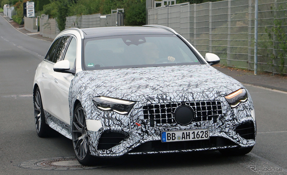 メルセデスAMG E53 ステーションワゴン 新型プロトタイプ(スクープ写真)《APOLLO NEWS SERVICE》