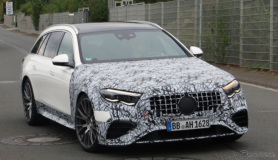 メルセデスAMG E53 ステーションワゴン 新型プロトタイプ(スクープ写真)《APOLLO NEWS SERVICE》