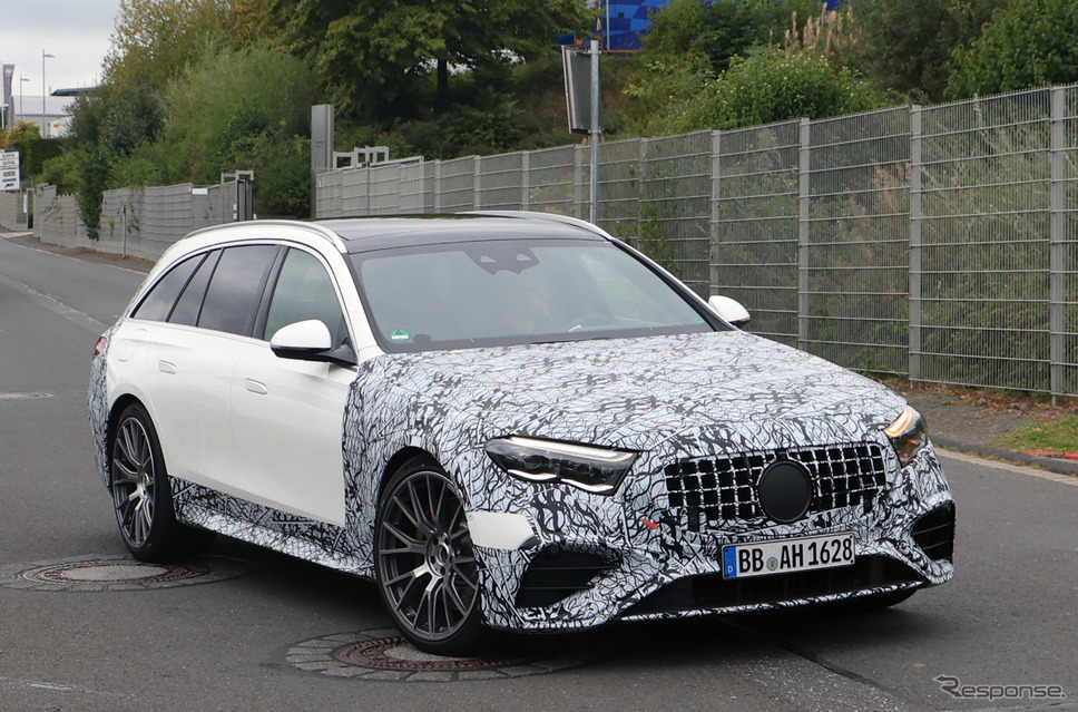 メルセデスAMG E53 ステーションワゴン 新型プロトタイプ(スクープ写真)《APOLLO NEWS SERVICE》