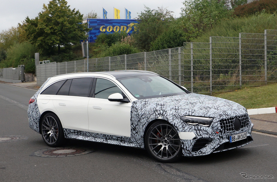 メルセデスAMG E53 ステーションワゴン 新型プロトタイプ(スクープ写真)《APOLLO NEWS SERVICE》