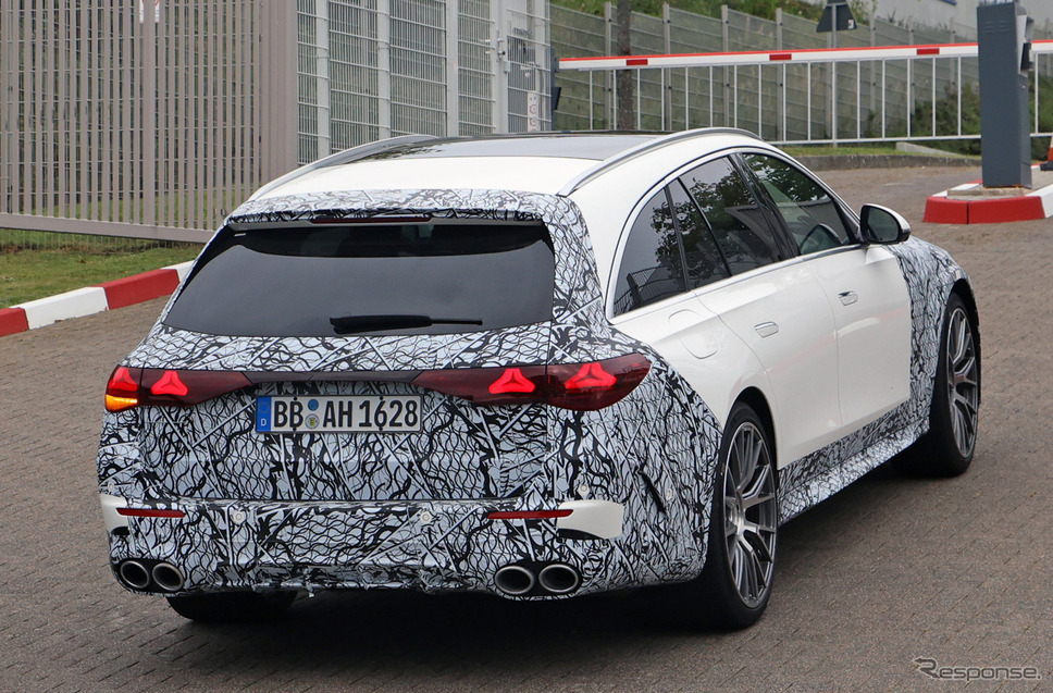 メルセデスAMG E53 ステーションワゴン 新型プロトタイプ(スクープ写真)《APOLLO NEWS SERVICE》