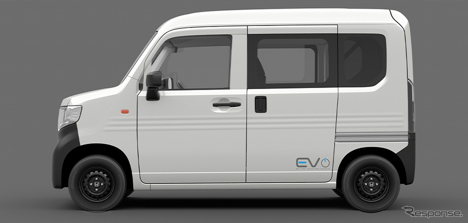 N-VAN e:用純正アクセサリー「デカール EV」装着イメージ《写真提供：ホンダアクセス》