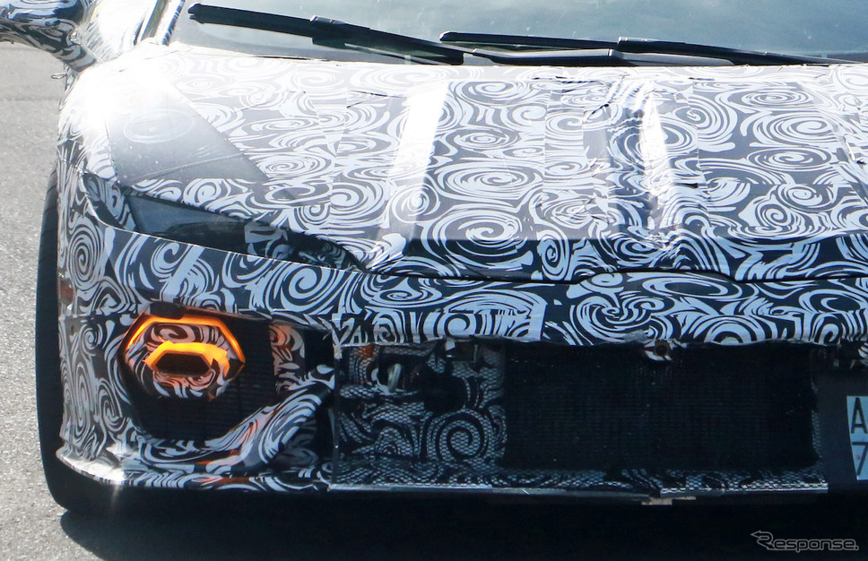 ランボルギーニ ウラカン 後継モデルのプロトタイプ(スクープ写真)《APOLLO NEWS SERVICE》