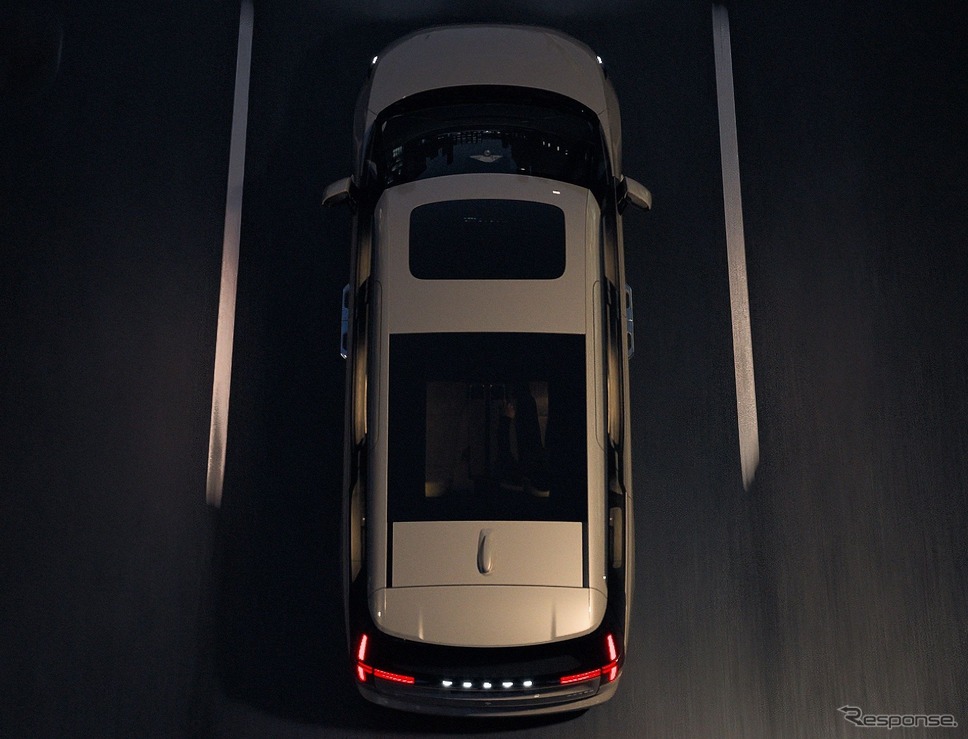ボルボ EM90 のティザー《photo by Volvo Cars》