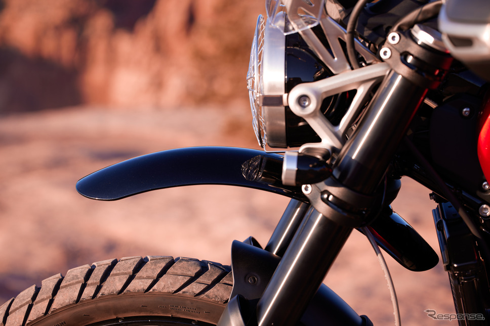 Marzocchi 45mmUSDフォーク《写真提供:トライアンフモーターサイクルズジャパン》
